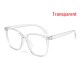 Black Retro Eyeglasses Square Shape Glasses for Men